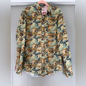 Wyatt Ingraham Camo Colorful Button Down Unisex